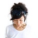LAST ONE Tie Up Headscarf Black Floral