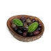 Back To Nature 4: Organic Natural Bradford Pear Rustic Wooden Olive Serving Tray or Trinket Dish by Tanja Sova
