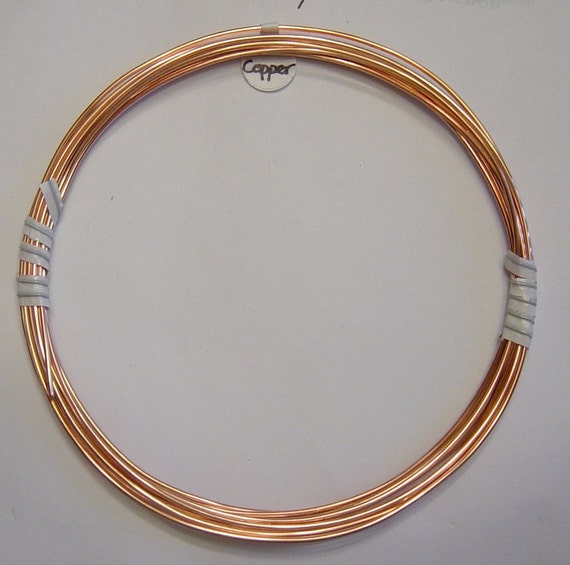 Copper Wire Coil 5 Feet of 12 Gauge Dead Soft by queenbeebeads