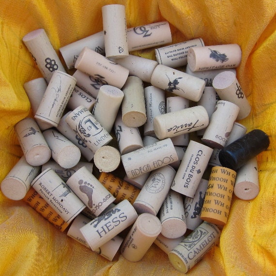 Wine Corks 100 Used Synthetic PSS 1728