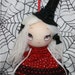 Vampire Halloween Ornament---Wooden Handmade Halloween Hangy