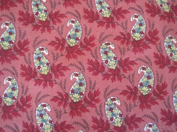 Vintage French Style Home Decor Fabric Waverly Lyon Pattern