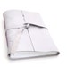 Large Lavender Leather Journal, A Pale Purple Leather Sketchbook and Pastel Journal in Lambskin