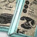 Dorm Room,Vintage Phone,Vintage Typewriter,Mixed Media,Retro Office,Old Dictionary Page,Cottage Chic, Home Decor