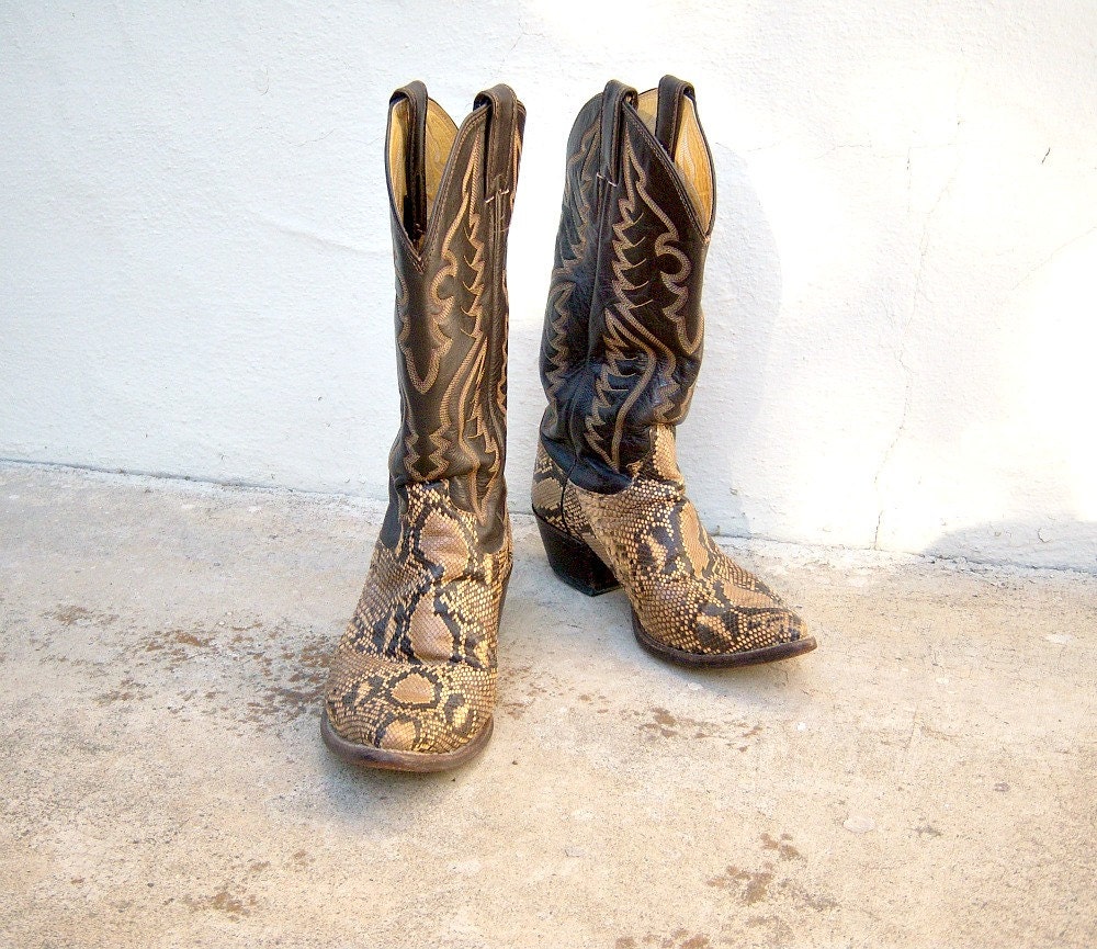 python cowboy boots for sale