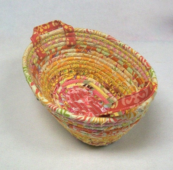 Fabric Coiled Basket