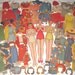 RESERVED FOR ISABELLE Vintage 1940s Queen Holden Hair Do Paper Dolls Women 67 Outfits and Wigs