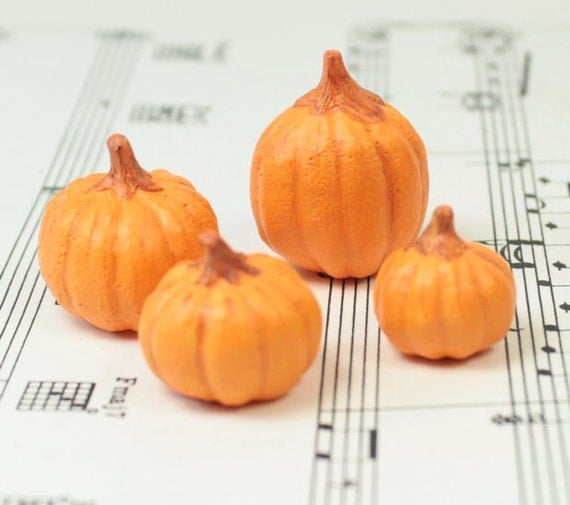 Realistic Pumpkin - Set of 4 - 101-1728