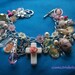 Frida Kahlo Glass Pictures Charm Bracelet