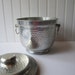 Vintage Italian Hammered Aluminum Retro Ice Bucket