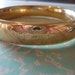 1930's Art Nouveau 12k Gold Fill Bangle Bracelet
