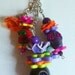 Day of the Dead El Día de los Muertos Rockabilly Fabulous Fiesta Celebration Skull Key Ring Key Chain Lanyard