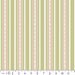 Cotton Fabric, Pink Sweet Divinity Stripe green, 1/2 yard, LAST PIECE AVAILABLE