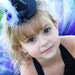 Over the Top Boutique Mini Black Witch Hat with Purple Flower and White Puff Topped with Black Pumpkins Happy Halloween