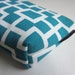 Teal Geometric - Medium Essential Bag