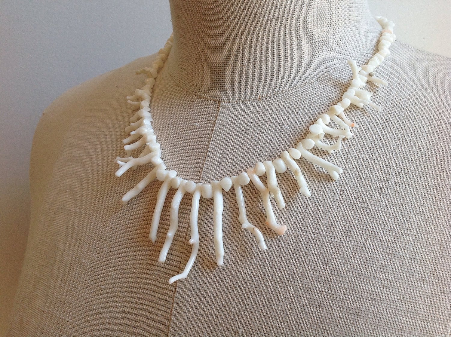 Vintage White Coral Branch Necklace   Il Fullxfull.471913171 J78t 