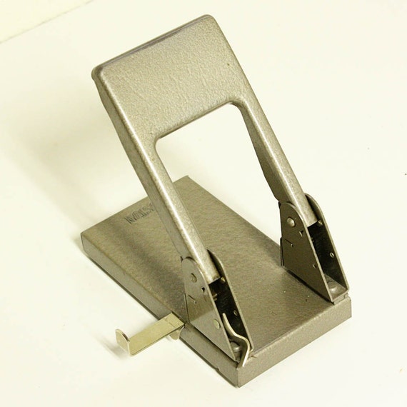 Items similar to Vintage 2 hole punch - two hole punch - Boston - paper ...