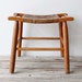 Woven Hickory Style Seat Stool