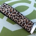Cool Cordurary Chic Leopard Fabric Wristlet Keychain Key Fob