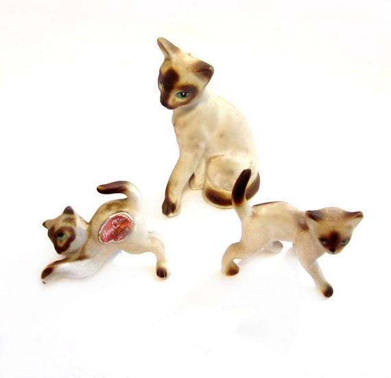 siamese cat figurines for sale