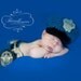 Custom Crochet Police Baby Hat