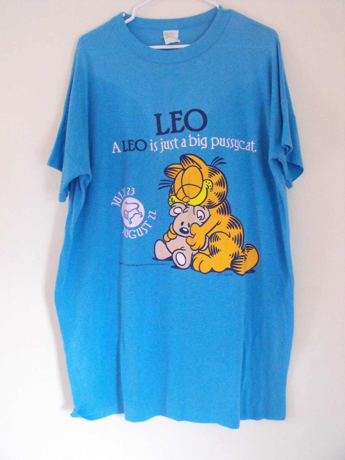 garfield horoscope shirt