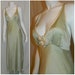 vintage 1980s silk gown negligee Valentino Deco nightgown XS