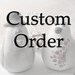 Custom Order Wedding Cake Topper -- For writegirl49