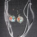 Murano glass flower set