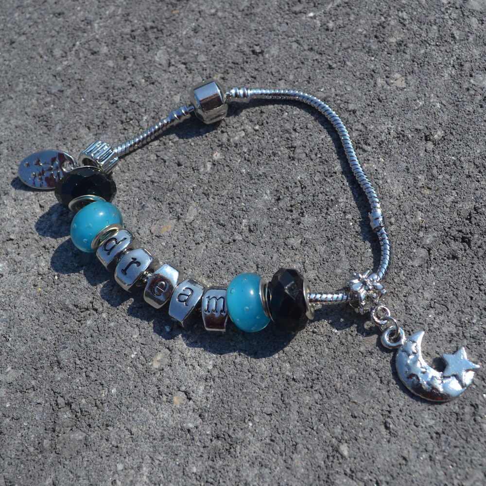 SALE Braille Letter Bead Bracelet from Jewelry in by KFEHRdesigns