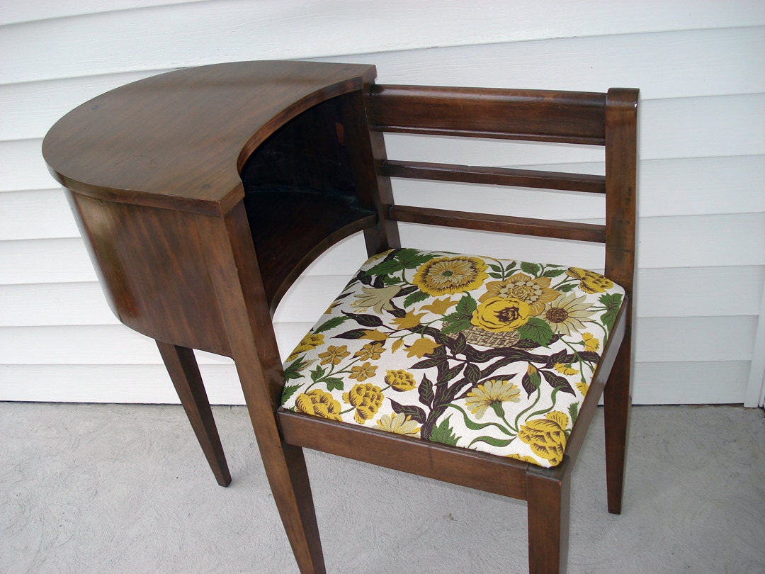 Vintage telephone table