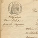 RESERVED for MADAME X. Antique French Sepia Script Document 57
