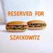 Reserved Listing for Szackowitz - Hot Dog Cufflinks - Miniature Food Art Jewelry Collectable - Schickie Mickie Original