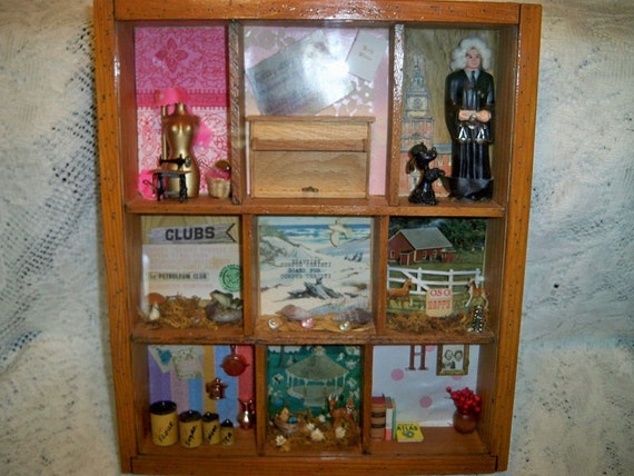 Vintage Shadow Box For Sale 3