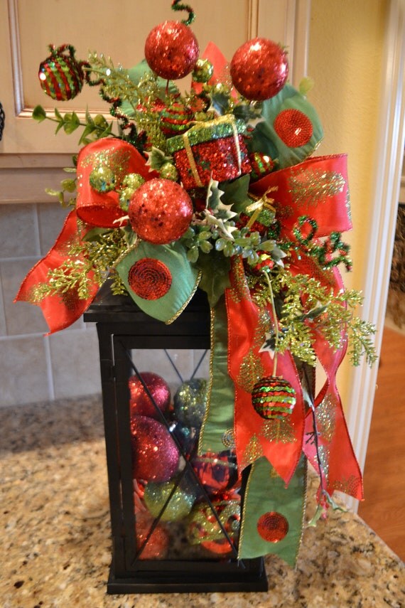christmas tree ribbon lantern swag christmas tree ribbon lantern swag