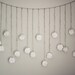 White Tissue Paper Flower Wedding Garland, Photography Prop, Party Decoration
