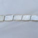 Vintage Geometric Gold Tone & White Bracelet