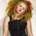 Scarlet Ribbon - Original Oil Painting