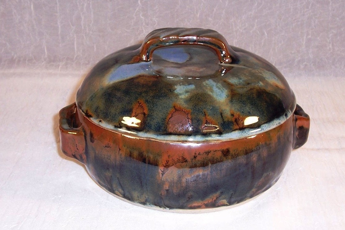 Ceramic Covered Casserole Dish Stoneware Baking Dish with Lid