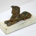 Antique Cast Egyption Egypt Sphinx Statue Sculpture Regency