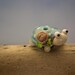 Tilly... lampwork turtle bead... sra