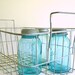 Vintage Wire Basket/Dual Handles/French Country/Garden/Laundry Room/Storage/Locker Basket