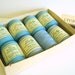 Vintage Cotton Thread / Aqua / Weaving Thread / Scrapbook Supply / Lily Crochet Thread / RollingHillsVintage