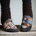 Women Slipper Socks, OOAK, Eco Friendly, women size 6.5 wide, Littlest Birds