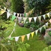 Extra Long Bunting - 50 flags - 32 ft Long, weddings, parties, decoration