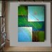 Sale 70 percent off. . EX large 48x36 lightly textured modern abstract painting ready to hang by Elsisy title Loves me not.