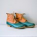 classic duck boots / vintage field shoes / 80s duck boots