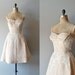 1950s dress / party dress / 50s wedding / Lorrie Deb brocade dress