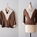 1950s blouse / 50s fitted blouse / Time Merchant blouse