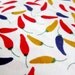 Kawaii Cotton Fabric - Chilli and Pepper on White - Half Yard